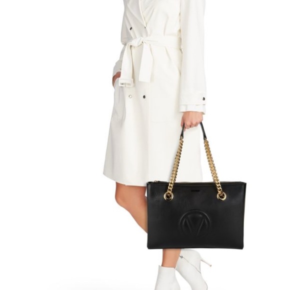 MARIO VALENTINO
Floralie Leather & Chain Strap Shoulder Bag - Picture 7 of 7